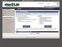 Tablet Screenshot of clan-24.de